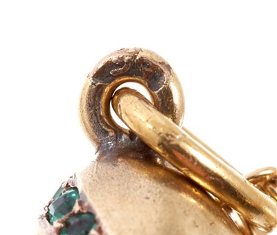 Lot 670 - Six Russian egg pendants