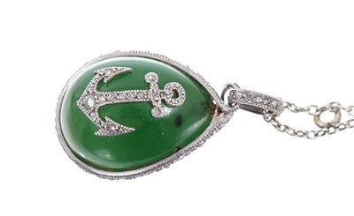 Lot 670 - Six Russian egg pendants