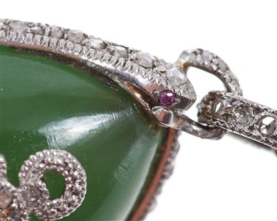 Lot 670 - Six Russian egg pendants