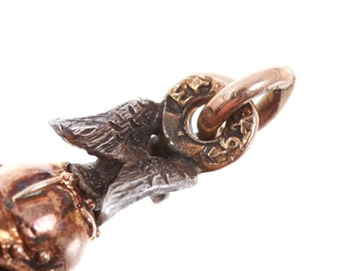 Lot 670 - Six Russian egg pendants