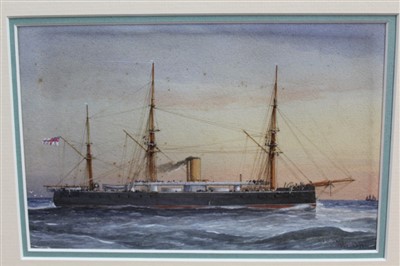 Lot 1212 - William Frederick Mitchell  (1845-1914) watercolour, Monarch