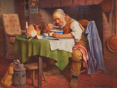 Lot 1334 - Henry Edward Tozer (1864-1938) pair of watercolours