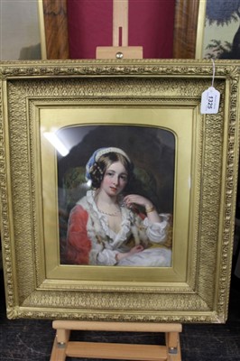 Lot 1325 - Charles Baxter oil  portrait of a woman