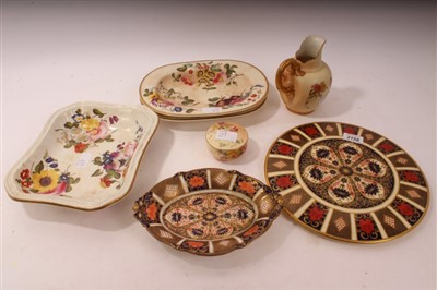 Lot 2158 - Crown Derby imari pattern platter