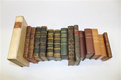 Lot 2511 - Books – Eighteenth and Nineteenth Century, by Massiliensis et Vincenti Lirinensis:  Sanctorum Presbyterorum 1743 – a fine copy in full vellum, 464 pages, plus index and errata leaf.  Lamartine Souv...
