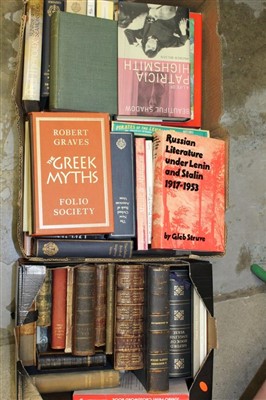 Lot 2512 - Books – box of art and literary reference books