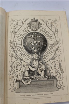Lot 2514 - Books – Art Journal 1851 Catalogue of The Great Exhibition, half-calf (rubbed)