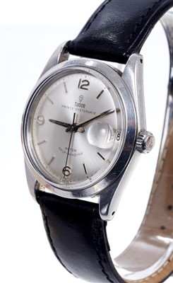 Lot 721 - 1960s gentlemen's Rolex Tudor Prince Oyster Date stainless steel wristwatch