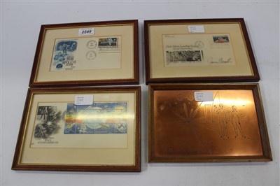 Lot 2549 - Stamps: 1969 moon landing U.S. first day issue