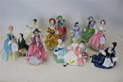 Lot 2125 - Ten Royal Doulton figures