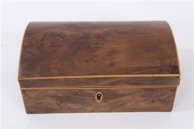 Lot 829 - Regency yew jewellery box
