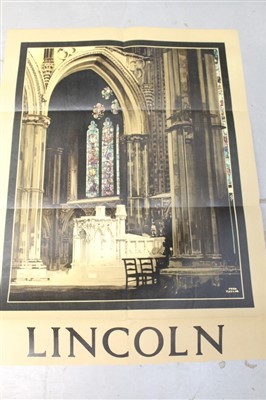 Lot 2566 - Original Poster: L.N.E. Railway 'Lincoln' by Fred Taylor