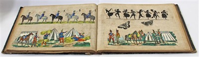 Lot 2400 - 19th century scrap album