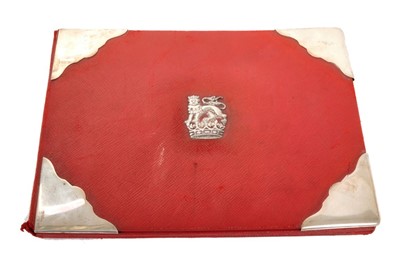 Lot 126 - HRH Prince Henry Duke of Gloucester -1954 Royal Tournament presentation prize winners' blotter