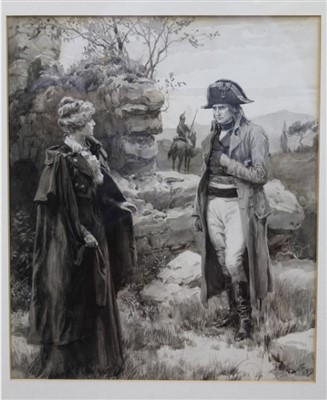 Lot 1179 - Three original illustrations, circa 1910,  monochrome