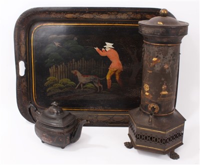 Lot 837 - Regency toleware rectangular tray