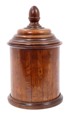 Lot 851 - Late 18th / early 19th century oak tea caddy