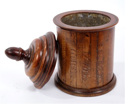Lot 851 - Late 18th / early 19th century oak tea caddy