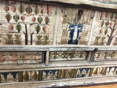 Lot 860 - Rare 17th century embroidered work box