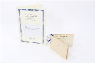 Lot 144 - Edward, Prince of Wales, Christmas card