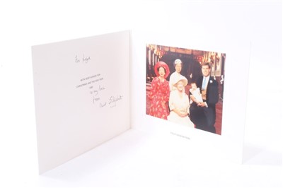 Lot 147 - H.M. Queen Elizabeth The Queen Mother signed 'Aunt Elizabeth' card