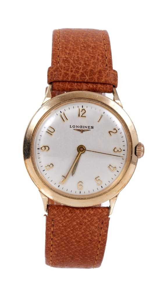 Lot 562 - 1950s Gentlemen’s Longines wristwatch