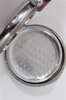 Lot 601 - Rare Longines Avigation U.S. Hack wristwatch