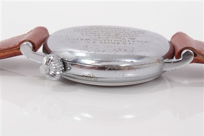 Lot 601 - Rare Longines Avigation U.S. Hack wristwatch