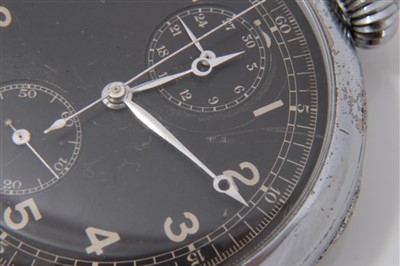 Lot 601 - Rare Longines Avigation U.S. Hack wristwatch
