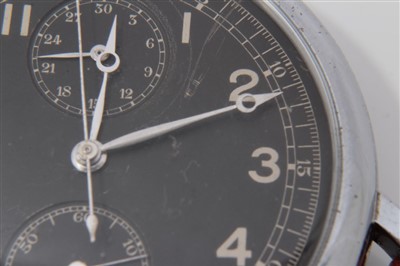 Lot 601 - Rare Longines Avigation U.S. Hack wristwatch