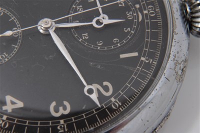 Lot 601 - Rare Longines Avigation U.S. Hack wristwatch