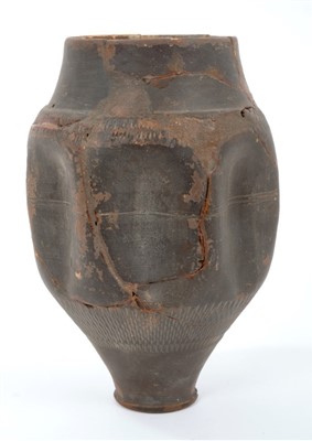 Lot 170 - Ancient Roman pottery stem beaker - 2nd or 3rd century, from Central Gaul