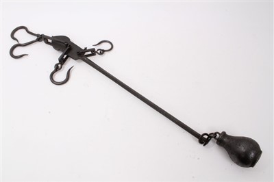 Lot 680 - Antique sack scales
