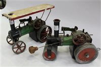 Lot 2893 - Mamod Traction Engine and Steam Roller (2)