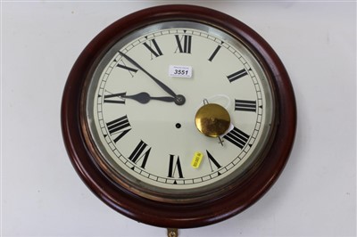 Lot 117 - Wall Clock in Mahogany Case