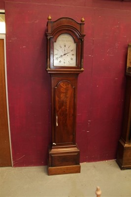 Lot 1291 - George III longcase clock with eight day movement, 'Corbett Hadleigh'