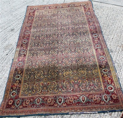 Lot 1477 - Persian rug, together with another