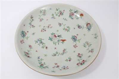 Lot 58 - Chinese Qing period porcelain dish