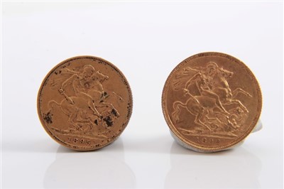 Lot 180 - G.B. Victoria gold Sovereigns (x 2)