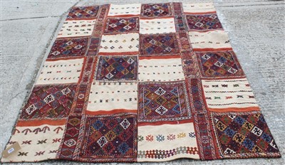 Lot 1483 - Kelim-style Turkish rug