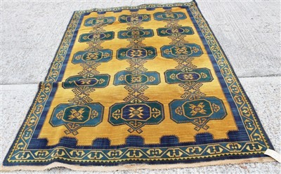 Lot 1485 - Persian carpet with geometric decoration