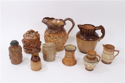 Lot 41 - Collection of 19th century salt glazed stoneware