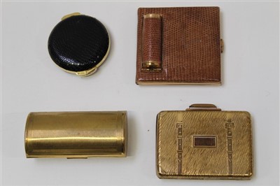 Lot 3082 - Large collection of vintage powder compacts and vanity cases