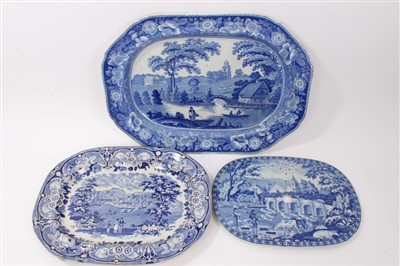 Lot 44 - 19th century Charles Harvey ashet, another by Newton Courtney and J. W. Hanley drainer