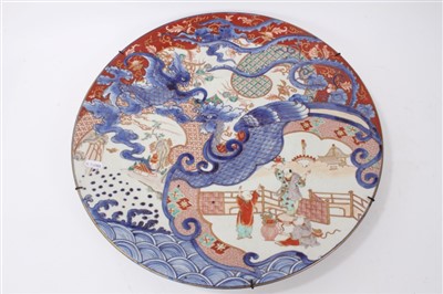 Lot 165 - Large late 19th century Japanese Imari charger