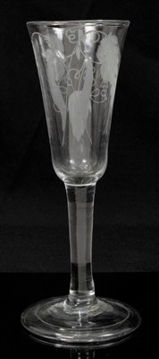 Lot 88 - Georgian ale flute
