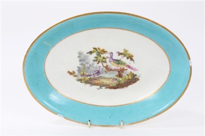 Lot 101 - 19th century Sèvres oval dessert dish