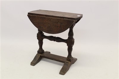 Lot 1322 - Unusual oak table made from oak from the roof of George's Chapel, Windsor