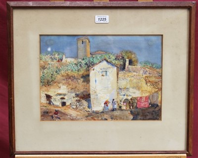 Lot 1225 - George Owen Wynne Apperley (1884-1960) watercolour - Grenada, Spain, signed, in glazed frame, 24cm x 34cm