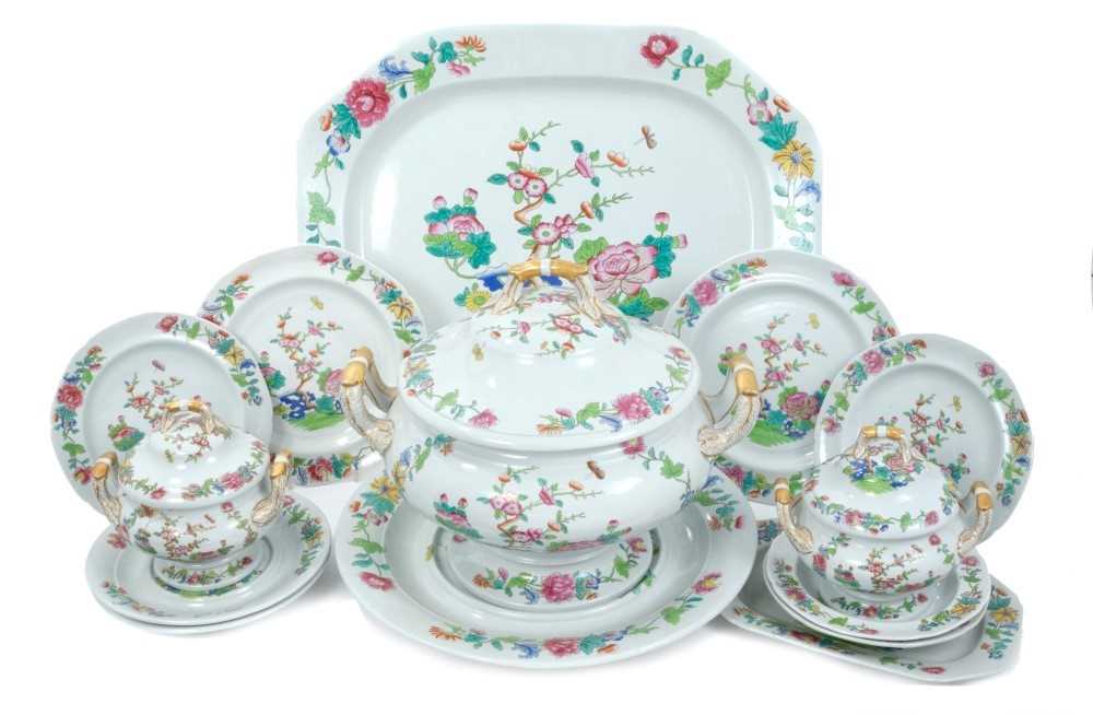 Lot 140 - Extensive early 19th century Spode stone china dinner service